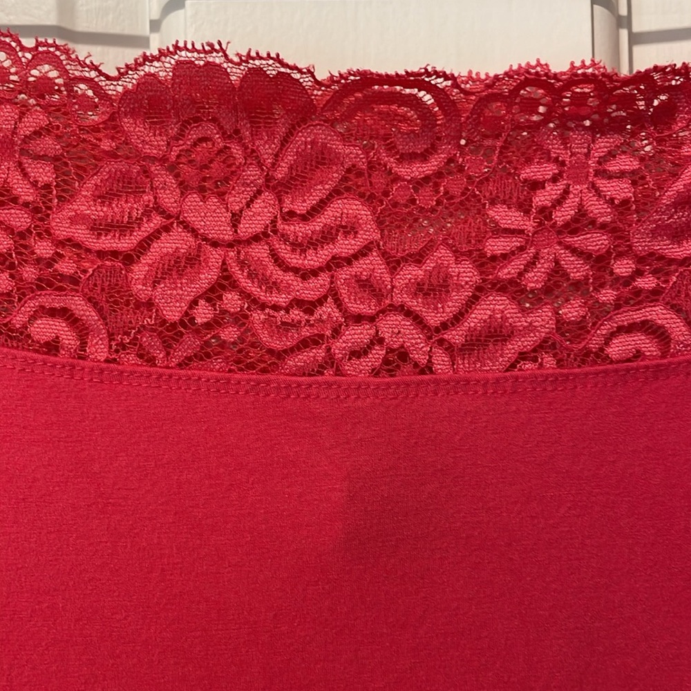 Lace Waist Skirt by Moda International - Picture 2 of 5